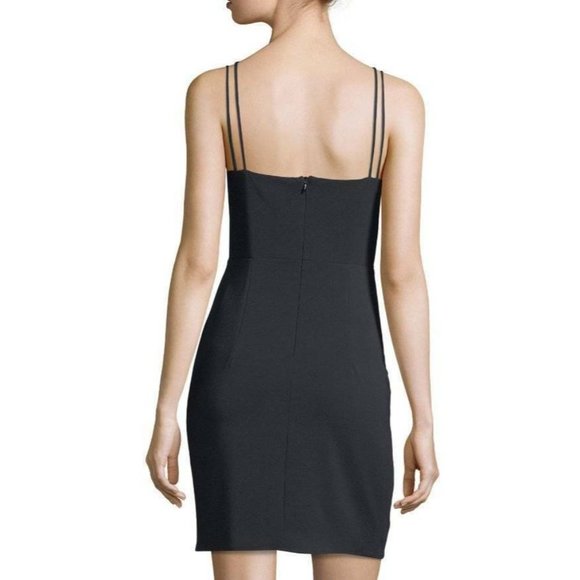 MARIA BIANCA NERO Daring Strappy Lace Front Dress Black 6 $268 NEW - Picture 3 of 8